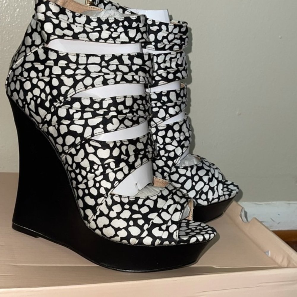 Polka Dot Platform Sandal